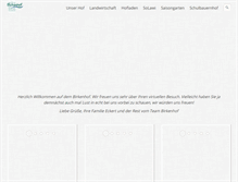 Tablet Screenshot of birkenhof-egelsbach.de
